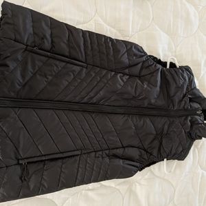 North Face Faux Fur Lined Puffer Vest